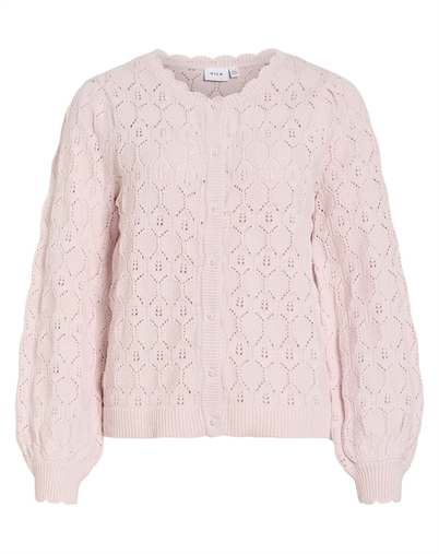 Vila - VILOwen Strickjacke - Cherry Blossom